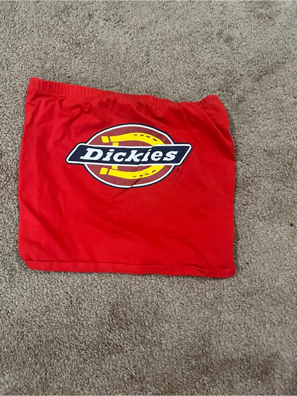 Dickies Women’s Red Logo Tube Top